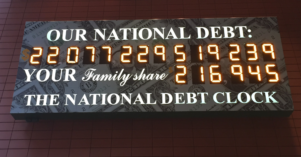 us debt clock