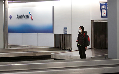 Empty Airport during Coronavirus outbreak