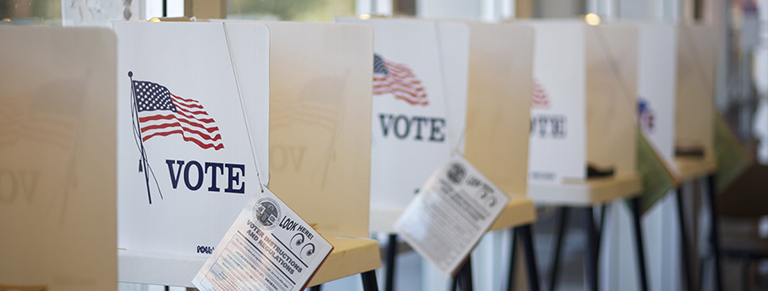 Voting booths