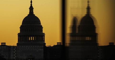 The US Capitol dome 