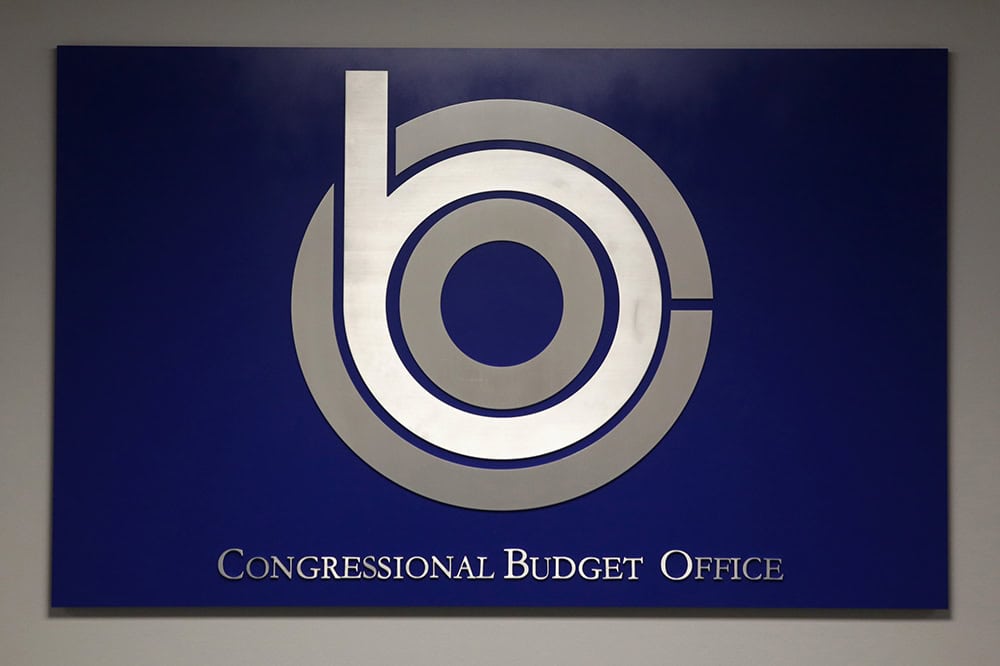 Congressional Budget Office sign