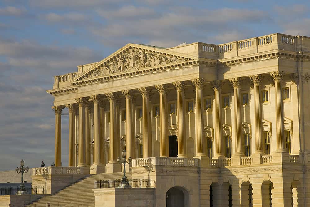 U.S. Capitol, East Facade, House of Representatives, Washington, D.C., U.S.A.