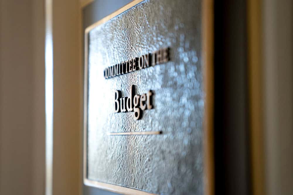 Committee on the Budget sign