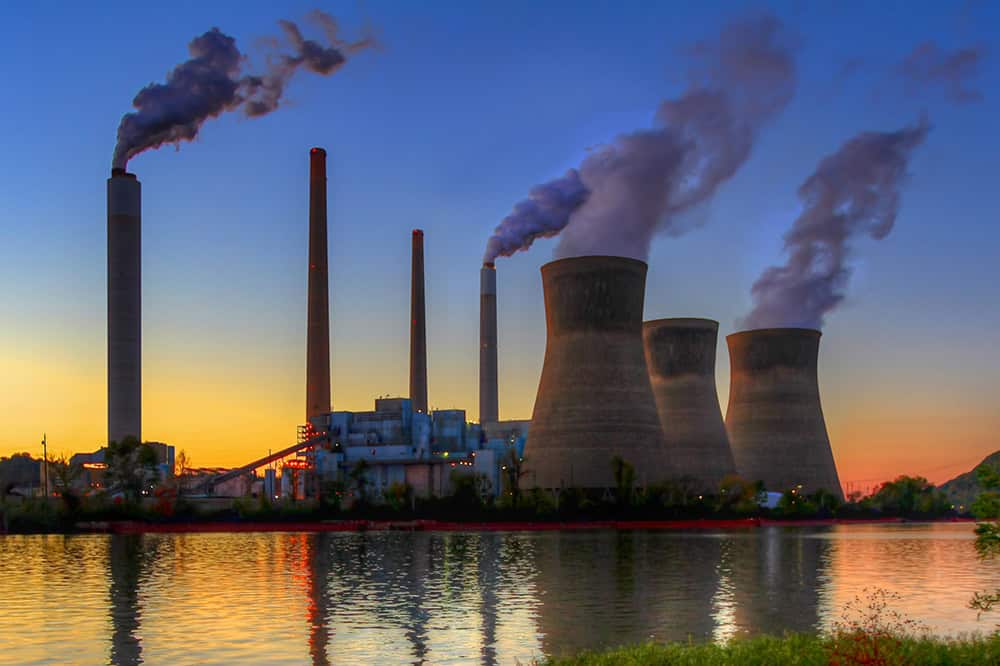 Industrial nights in Nitro West Virginia