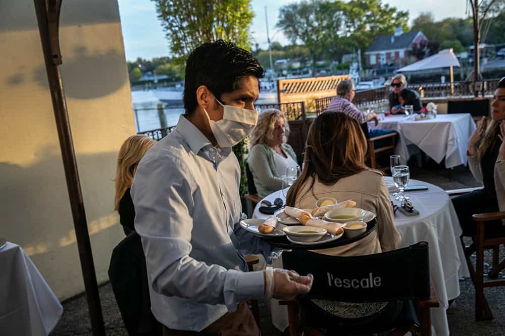 Outdoor dining during the pandemic