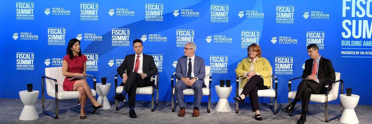 fiscal summit speakers on the stage