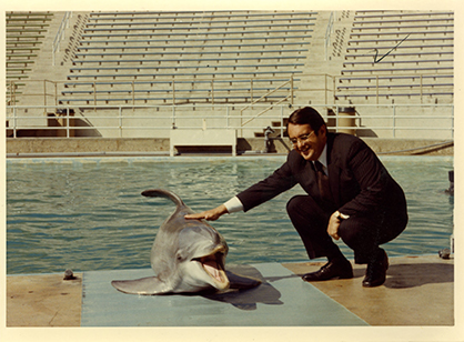 pete with dolphin