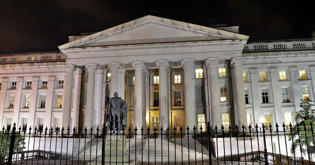 U.S. Treasury building