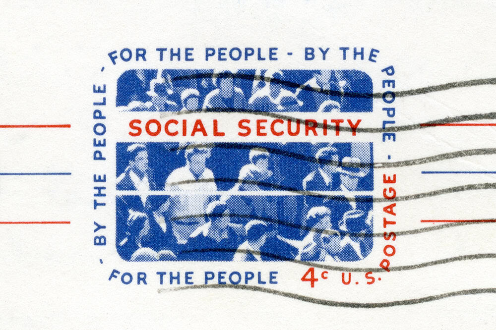 Social Security Postage Stamp