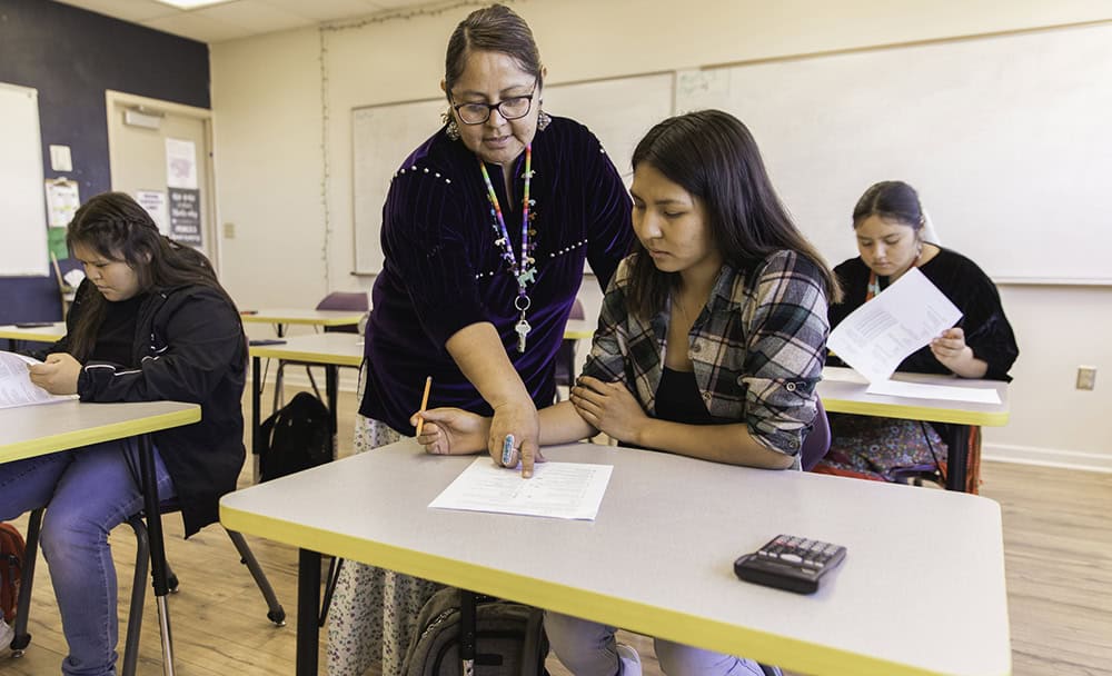 High School Teacher Teaching