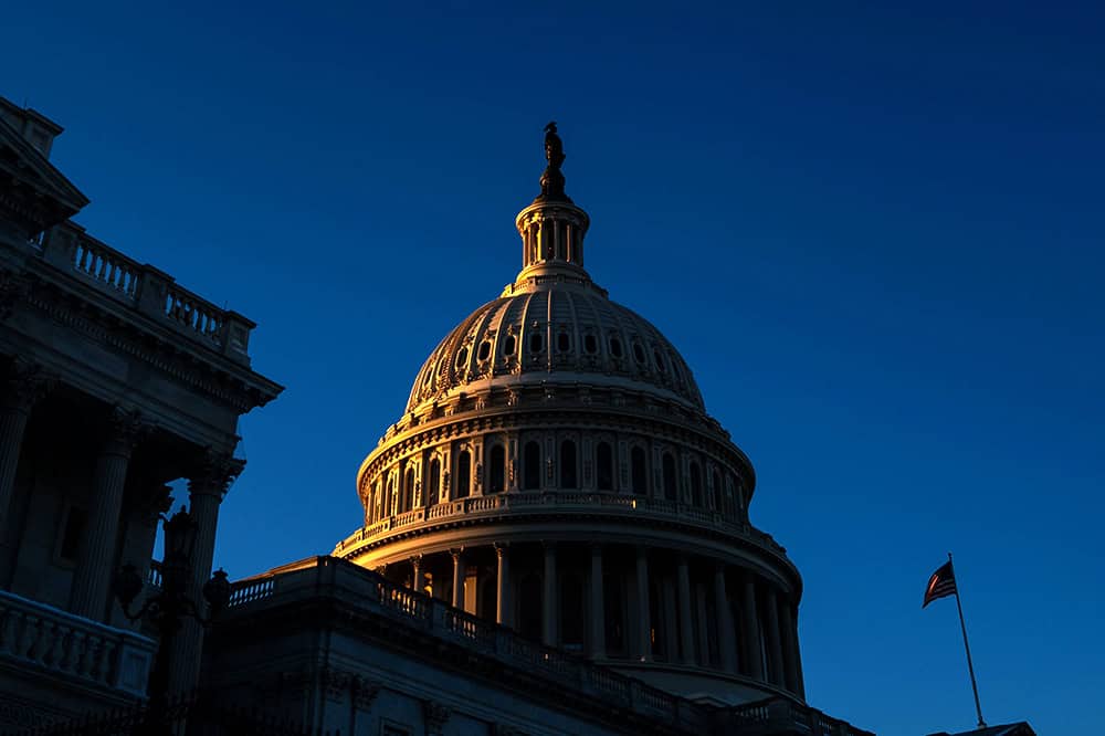 The dome of the U.S. Capitol