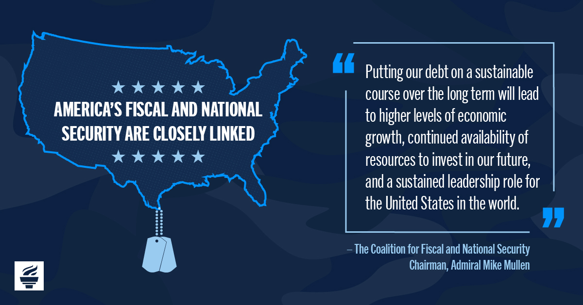 America's fiscal and national security are closely linked.