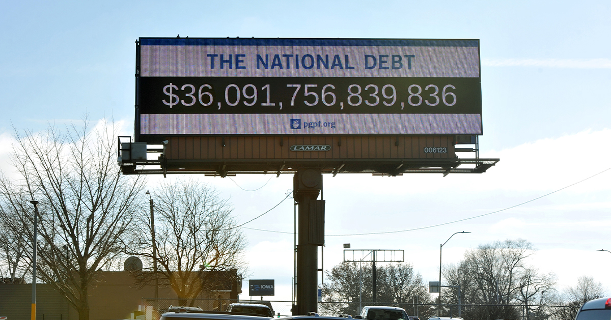 Des Moines National Debt Clock