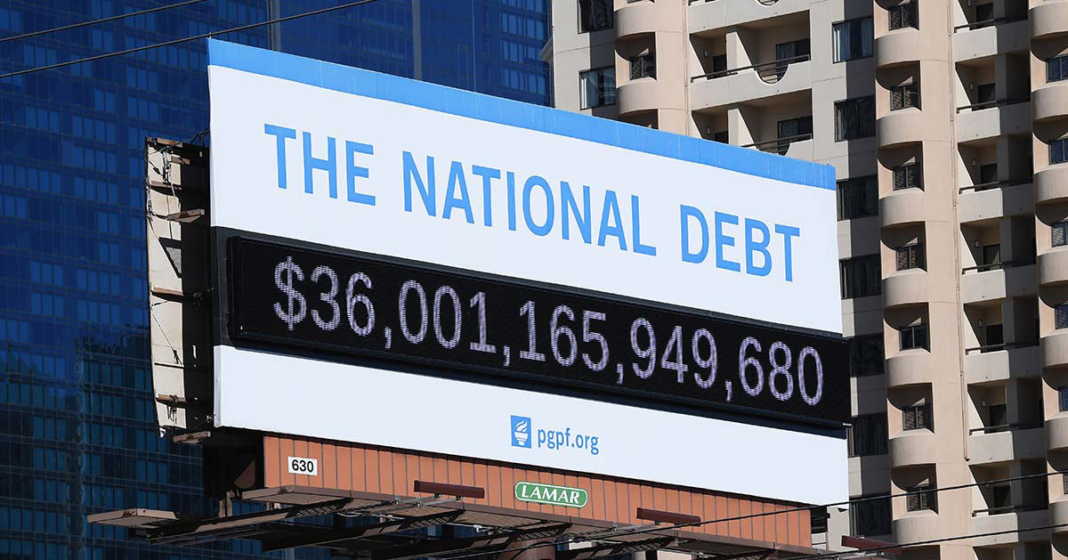 National Debt Billboard